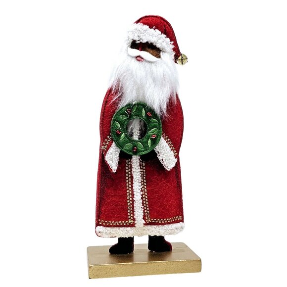 Simple Ethnic Santa Fabric Christmas Holiday Party Decor - Picture 2 of 4